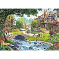 imagen de Vida idílica puzzle de 2x500 piezas - Trefl 3