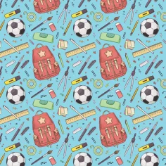 ¡Vuelta al Cole! papel de regalo 100x70cm