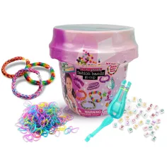 WeCool: ILY DIY kit de pulseras de goma con cuentas, en caja de almacenamiento