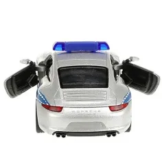 imagen de Welly: modelo de coche de metal de policía Porsche 911 de 11 cm 3