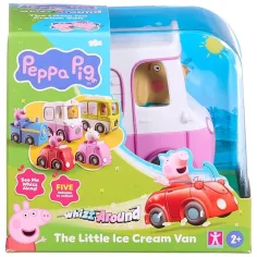 Whizz-Around Peppa cerdo coche de helados con Labrador
