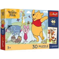imagen de Winnie the Pooh y sus amigos rompecabezas premium de 30 piezas - Trefl 1
