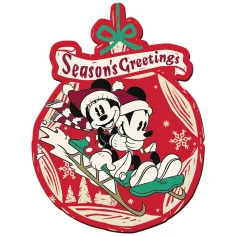 imagen de Wood Craft: Disney - Navidad de Mickey y Minnie 160 piezas premium de madera rompecabezas - Trefl 2