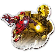 imagen de Wood Craft: Marvel Vengadores - Iron Man 160 piezas premium rompecabezas de madera - Trefl 2