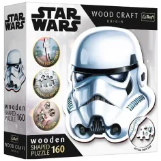 Wood Craft: Star Wars - Casco de soldado de asalto 160 piezas premium de madera rompecabezas - Trefl