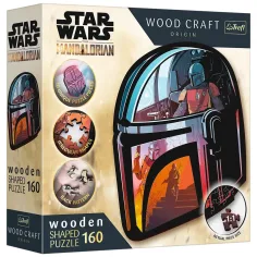 Wood Craft: Star Wars - Un rompecabezas de madera premium de 160 piezas - Trefl