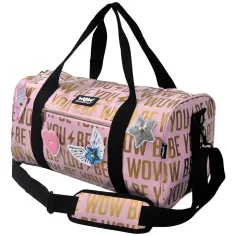 WOW Generation: Bolsa de deporte rosa-dorada con pegatinas 43cm