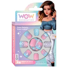 WOW Generation: set de 24 uñas postizas autoadhesivas