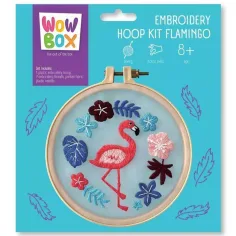 WowBox: Kit de bordado con diseño de flamenco
