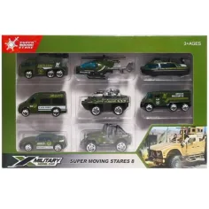 X-Military set de coches militares 8 piezas