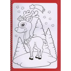 imagen de ¡Ya es Navidad! Cuaderno para colorear con pegatinas y rotuladores 3