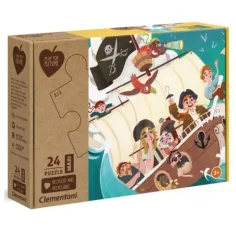 ¡YO HO HO! Puzzle Maxi de piratas de 24 piezas - Clementoni