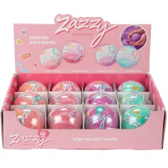 Zazzy: Bomba de baño aromática en varios olores y colores 1ud