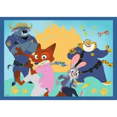 imagen de Zootropolis 2 - 4 en 1 puzzle de 35-48-54-70 piezas - Trefl 4