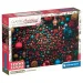 Ambiente navideño 1000 piezas imposible puzzle con póster - Clementoni