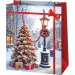 Ambiente navideño en la calle bolsa de regalo exclusiva 26x13x33cm