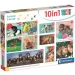 imagen de Amigos animales 10 en 1 super color puzzle - Clementoni 1