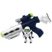 imagen de Arma Espacial: Arma de proyector con figura de robot, luz y sonido 34cm 2