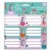 Ars Una: Animales adorables - Etiquetas de cuaderno con diseño de gato 3x6 unidades
