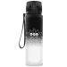 Ars Una: Botella de agua de color negro y blanco sin BPA de 600 ml