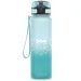 Ars Una: Botella de agua mate BPA libre en degradado blanco-azul claro de 600 ml