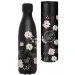 Ars Una: Botella de metal de doble pared Flowery Black en caja de regalo 500ml