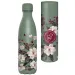 Ars Una: Botella de metal de doble pared Flowery Pink en caja de regalo 500ml