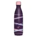 Ars Una: Botella de metal de doble pared morada Ribbon 500ml