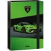 Ars Una: Caja de cuadernos con diseño de Lamborghini verde A/4