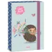 Ars Una: Caja de cuadernos con estampado de erizo Fresh flowers A/4