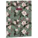 Ars Una: Carpeta elástica floral verde A4