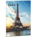 Ars Una: Cityscape de París carpeta con goma A/4
