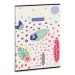 Ars Una: Cuaderno a cuadros extra con tapa de crema hibisco A/4