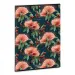 Ars Una: Cuaderno a cuadros Flowery Green extra con ganchos A/4