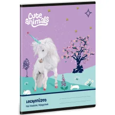 Ars Una: Cuadernos de ejercicios con estampado de unicornios de animales adorables 38 hojas A/5