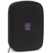 Ars Una: Estuche de lápices de varios niveles en negro y morado de niña 15,5x22,5x4,5 cm