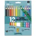 Ars Una: JUMBO 12 colores lápiz triangular de colores con sacapuntas