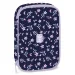 Ars Una: Navy Bloom estuche de múltiples niveles 15,5x22,5x4,5cm