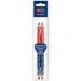 Ars Una: Rotulador triangular, Jumbo - rojo-azul - 2ud