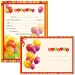 Ars Una: Set de invitaciones de 10 unidades con globos alegres y sobres