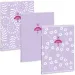 Ars Una: Soft Touch Púrpura Primavera cuaderno de cuadrícula extra A/4