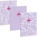 Ars Una: Soft Touch Púrpura Primavera cuaderno liso A/4 con clip extra