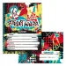 Ars Una: Street Kings set de invitaciones de 10 piezas con sobre