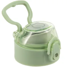 Ars Una: Tapa de Botella Botanic Leaf en color verde pastel para botella de metal de 700 ml