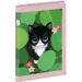 Ars Una: Think Pink cartera de gatos 9x12,5x2cm