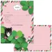 Ars Una Think Pink invitación de fiesta con gato con 10 sobres