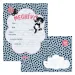 Ars Una: Think Pink set de invitaciones de gatito de 10 unidades con sobre
