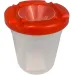 Ars Una: Vaso limpiador de pinceles en color rojo