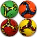 Balón de fútbol de cuero sintético en varios colores con diseño de 23 cm