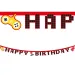 Banner de fiesta con diseño gamer 200cm